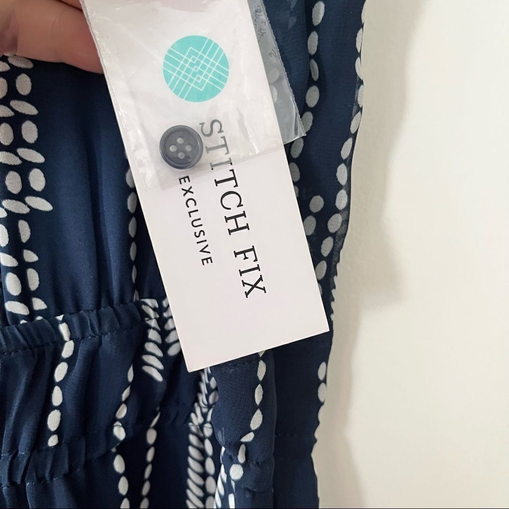 NWT Collective Concepts halter style abstract str… - image 6